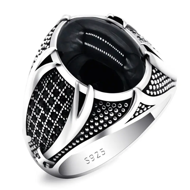 New Mens Rings Ring For Men Silver 925 Rings Man