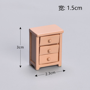 Muebles de Simulación en Miniatura para Casa de Muñecas en Miniatura, Micropaisaje, Adorno de Lavabo, Mesa de Centro, Taburete de Noche, Sofá - Product Image 6