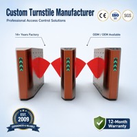 Tourniquet à barrière rabattable avec contrôle d'accès RFID, code QR et reconnaissance faciale pour salle de sport et bureau, en acier inoxydable 304, certifié CE, OEM, garantie 1 an