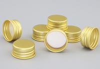 Bouchon à vis en aluminium fileté, étanche et de qualité alimentaire, écologique, personnalisable pour bouteilles de vin et emballages industriels