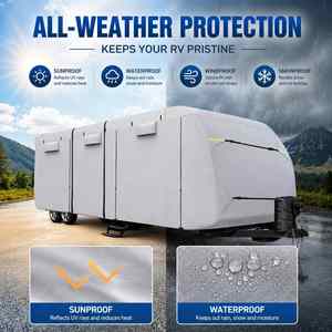 Housse de protection <span class=keywords><strong>pour</strong></span> camping-car Bestway Custom Class - Imperméable, anti-UV, anti-vent, anti-poussière, rejet IR à 70 %, tissu non tissé durable, protection extérieure <span class=keywords><strong>pour</strong></span> <span class=keywords><strong>voiture</strong></span> - Product Image 2