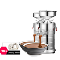 Machine à fabriquer du beurre de cacahuètes électrique automatique en acier inoxydable de haute qualité pour les soja et les noix, usage commercial et domestique, en vente