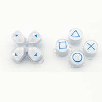 Pièce de rechange pour manette PS5 : Bouton directionnel en cristal, fonction D-pad, touches ABXY et levier analogique pour Astro Bot PS5