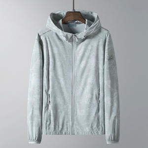 Ropa de Protección Solar para Hombre, Verano 2025, Transpirable, Anti-UV, de Seda de Hielo, con Logotipo Personalizable, Impermeable, para Actividades al Aire Libre - Product Image 5