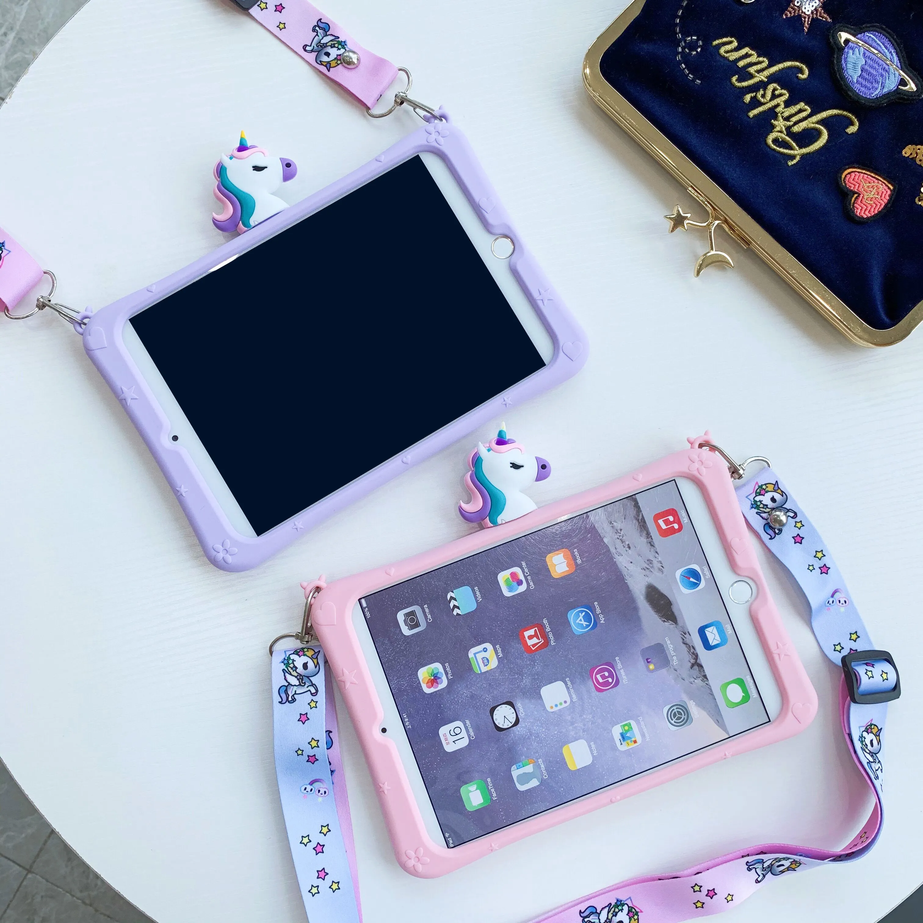 New Design Silicone tablet cover case for ipad mini 6/5/4/3/2/1 kids cartoon case for tablet pc