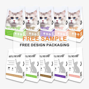 Lettiera per Gatti al Tofu OEM ODM, Senza Polvere, Naturale, Biodegradabile, Agglomerante Forte, Altamente Assorbente - Product Image 2