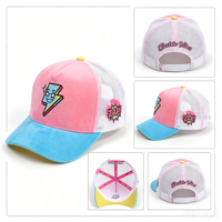 Casquette en maille rose et bleue, mignonne, idéale pour les couples, les amis, la famille, style assorti, idée cadeau unique, cadeau original