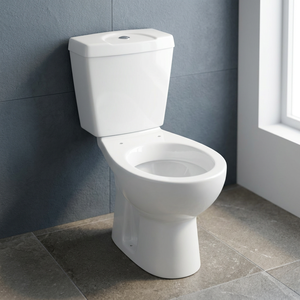 White Color Ceramic Sanitary Ware Two Piece Toilet Set European Style Washdown Bathroom Commode - Product Image 4