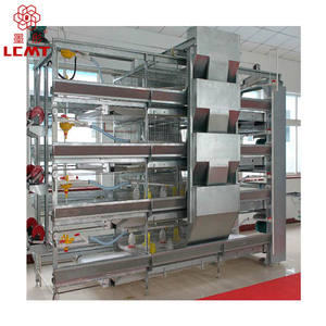 กรงลูกไก่แบบ H ทนทาน ทำความสะอาดง่าย ประหยัดพื้นที่ สำหรับไก่ไข่ ฟาร์มเชิงพาณิชย์ เหล็กชุบสังกะสี - Product Image 4