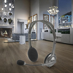 Micro-casque stéréo avec prise jack 3,5 mm pour Logitech H110, original, pour les réunions en ligne au bureau, les jeux, métal durable - Product Image 3