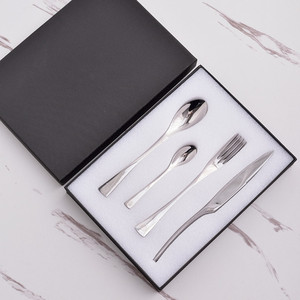 Wholesale Customized Western Style Luxury Cutlery Set 304 Stainless Steel <b>Flatware</b> Set - Product Image 3