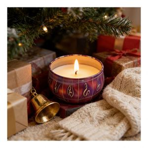 Personalized Candle Gift Box Premium Jar Packaging for Wedding Guests Ceremony Souvenir Elegant Presentation Display - Product Image 1