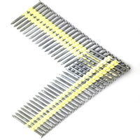 Clous de bande en plastique 21 degrés clous de cadre collés en feuille de plastique