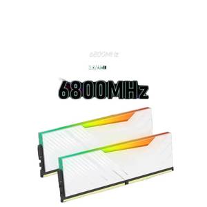 โรงงานจีนขายส่ง ชุดหน่วยความจำ DDR5 6000/6800 ขนาด 48GB (24GBx2) สำหรับเดสก์ท็อปและแล็ปท็อป แบบ REG ECC สีขาว พร้อมไฟ RGB รุ่น C28 - Product Image 3