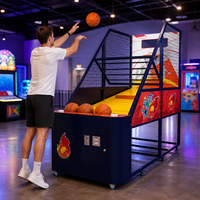 Machine de jeu de basket-ball d'arcade personnalisable, style boxe de rue, prise US, pour tous les âges et usage commercial