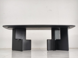 Console de lumière italienne de luxe <span class=keywords><strong>simple</strong></span> Meubles de salon Tables à manger en bois Table à manger rectangulaire en bout Ensemble 10 places moderne - Product Image 2
