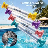 Bunte Feuerwerks-Wasserspritzpistole aus Kunststoff mit Hochdruckstrahl für Kinder Outdoor-Partyspielzeug - Sommer-Strandspiele