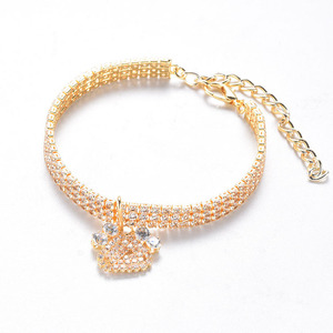 <span class=keywords><strong>Collier</strong></span> pour animal de compagnie, accessoire de mode en diamant, bijoux ajustables en cristal et strass, <span class=keywords><strong>collier</strong></span> pour <span class=keywords><strong>chien</strong></span> - Product Image 1