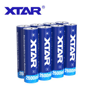 بطارية أسطوانية محمية من نوع XTAR بتيار تفريغ أقصى 4.5 أمبير، 18650 3.7 فولت 2600 مللي أمبير في الساعة، خلية ليثيوم أيون عالية القدرة لبطاريات السكوتر - Product Image 2