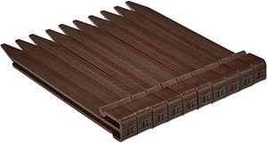 <span class=keywords><strong>Bordi</strong></span> <span class=keywords><strong>per</strong></span> <span class=keywords><strong>Giardino</strong></span> in Plastica PE Flessibile di Alta Qualità, Impermeabili, Ecologici, con Superficie Effetto Legno, Recinzione e Traliccio Ispirati alla Natura - Product Image 5