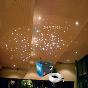 Moteur d'éclairage LED à <span class=keywords><strong>fibre</strong></span> <span class=keywords><strong>optique</strong></span> blanc scintillant 5W/10W, contrôle par application WIFI TUYA, source lumineuse LED à <span class=keywords><strong>fibre</strong></span> <span class=keywords><strong>optique</strong></span> <span class=keywords><strong>étoilé</strong></span>e à changement de couleur - Product Image 6