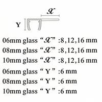 Joint d'étanchéité pour porte de douche en PVC extrudé de haute qualité, étanche, anti-abrasion, insonorisant, réduction du bruit, vente directe d'usine