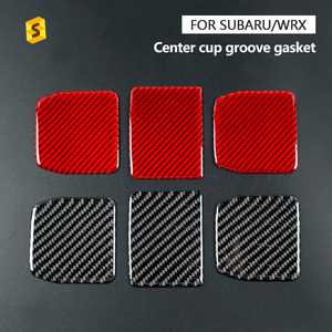 Junta de ranura de puerta de taza de agua de carbono Shasha, accesorios de coche de fibra de carbono suave, pegatinas para <span class=keywords><strong>Subaru</strong></span> WRX 2022 2023 - Product Image 6