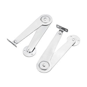Support de porte de placard télescopique en acier inoxydable, connecteur de meuble pliable, support mobile - Product Image 5