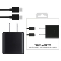 Adaptateur secteur USB-C EP-TA845 45W de haute qualité, chargeur mural Type C, charge super rapide pour Samsung S20 S21 S22 S23 S24
