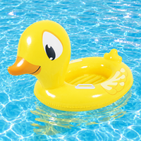 Bateau flottant pour enfants en PVC écologique, forme d'animaux, lit d'eau gonflable pour piscine