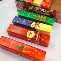 Produit transfrontalier de Noël en caoutchouc thermoplastique souple, grand format, en boîte, motif Père Noël, bâton de beurre, renne, sapin, best-seller e-commerce