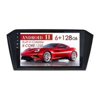 Android11 6 + 128G для VW Volkswagen Passat 2016 10,1 дюймов DSP автомобильная аудиосистема GPS-навигация автомобильное радио головное устройство мультимедийный плеер IPS