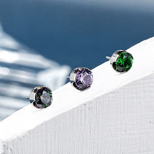 ASTM F136規格適合チタン軟骨ピアス、繊細なヘリックス・トラガス・トップスタッドピアス、チタンラブレットジュエリー - Product Image 5