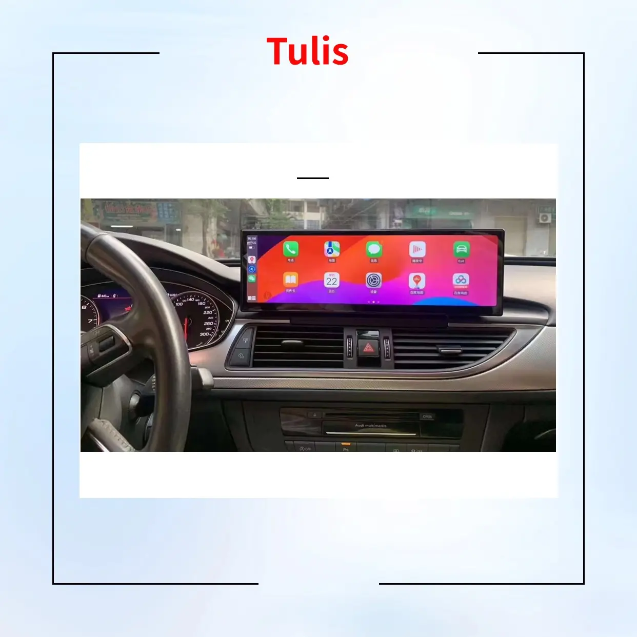 Tulis 14.9 Inch Android 13 Xe Đài Phát Thanh Stereo Cho Audi A6L 2012 2018 Được Xây Dựng Trong 360 Carplay Autoradio Đa Phương Tiện Máy Nghe Nhạc Systeam