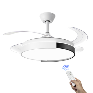 <span class=keywords><strong>Ventilateur</strong></span> de plafond <span class=keywords><strong>LED</strong></span> moderne avec télécommande, 3 changements de couleur, éclairage pour la maison et le bureau - Product Image 1
