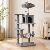 Arbre à chat multi-niveaux en sisal et peluche extra-haut du fabricant