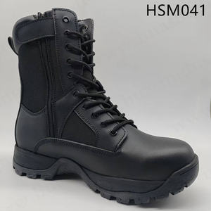 Botas Tácticas de Combate CXT con Suela de EVA+Goma de Alto Rebote y Cremallera para Diversas Superficies, Botas de Patrulla de Tráfico y Combate HSM041 - Product Image 2