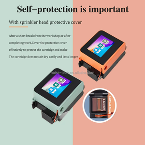 Pequeña mini impresora de inyección de tinta de mano Imprimir bolsa de superficie cóncava y convexa Fecha de producción Número de lote Máquina de codificación QR - Product Image 2