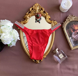 V.S slip in pizzo con strass a <span class=keywords><strong>vita</strong></span> <span class=keywords><strong>alta</strong></span> da <span class=keywords><strong>donna</strong></span> con <span class=keywords><strong>perizoma</strong></span> a <span class=keywords><strong>vita</strong></span> bassa mutandine in maglia Sexy a <span class=keywords><strong>vita</strong></span> scoperta - Product Image 6