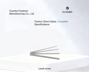 M10 M12 M14 M16 M20 batang berulir baja tahan karat, sekrup timbal baja tahan karat ujung ganda - Product Image 5