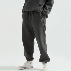 Pantalon de survêtement bon marché pour hommes, Streetwear personnalisé, pantalon de survêtement unisexe en molleton de coton épais d'hiver, vente en gros - Product Image 1