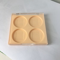 Palette carrée en plastique vide pour fard à paupières Blush Brow Powder Packaging