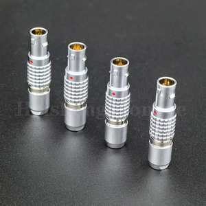 Fsg 1B loạt anglissimo đẩy kéo cắm kết nối 4 pin fsg.1b. 304 có thể điều chỉnh 90 độ bên Phải góc cắm - Product Image 5