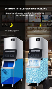 Máquina para Hacer Cubitos de Hielo de 880 LBS (400 kg), Precio de Fábrica, Máquina de Hielo Independiente - Product Image 6