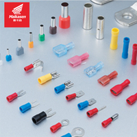 Connecteurs de bornes à fourche en cuivre pur, bornes de sertissage pour câblage électrique, certifiés CE, revêtement PVC/Nylon