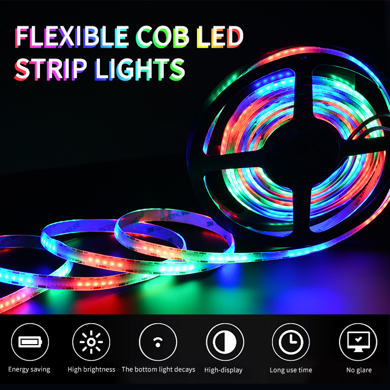 Dream Color Magic Digital Addressable Led Strip High Full Color Spot Light For Linear Led Cob Cob Led Strip Cob Strip LC8805 Rgb