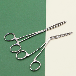 Pinces chirurgicales pour implants nasaux à poignée dorée, pinces d'insertion, instruments de rhinoplastie esthétique, pinces extensibles 18 cm - Product Image 2