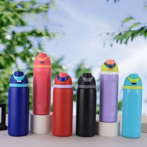 K60 BPA-Free Insulated Stainless Steel Sports Water <b>Bottle</b> 304 Travel Tumbler Straw Eco-Friendly Custom Logo 12-24 Hours Thermal - Product Image 3
