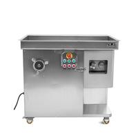 Machine à découper la viande multifonctionnelle industrielle, hachoir, trancheuse, trois moteurs en cuivre pur de 2200 W, ensemble pour le bœuf, le poulet, le poitrine de porc
