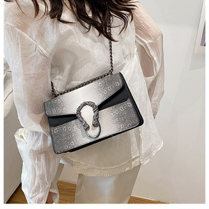 Luxury Minimalist Women's New Arrival <b>Shoulder</b> <b>Bags</b> High-Quality Large Capacity Crocodile-Patterned <b>Small</b> Square <b>Shoulder</b> <b>Bag</b> - Product Image 5